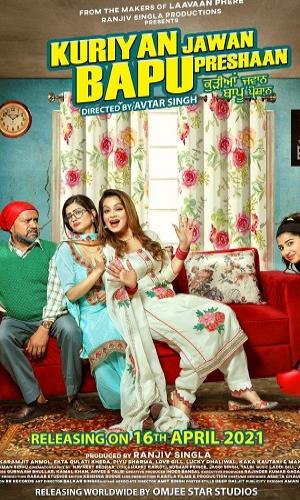  Kuriyan Jawan Bapu Preshaan (2021) Punjabi  Web-DL 720p - 480p - 1080p movie poster