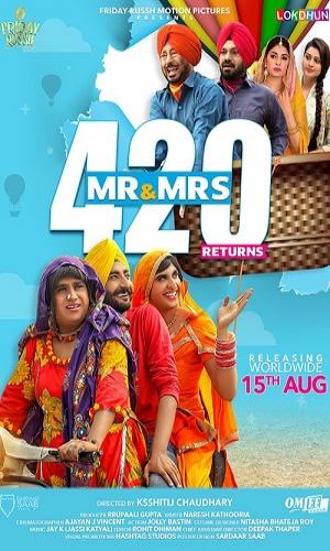  Mr Mrs 420 Returns (2018) Punjabi  Web-DL 720p - 480p - 1080p movie poster