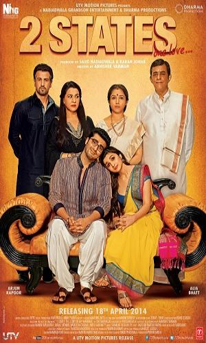 2 States (2014) Hindi Web-DL 720p - 480p - 1080p movie poster