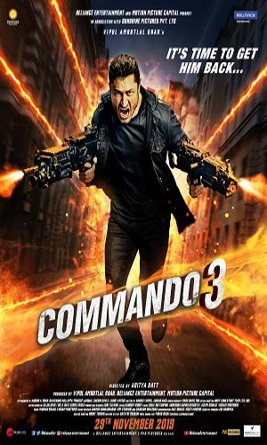  Commando 3 (2019) Hindi  Web-DL 720p - 480p - 1080p movie poster