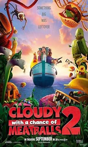 Cloudy With a Chance of Meatballs 2 (2013) Hindi Dual Audio BluRay 720p - 480p - 1080p movie poster