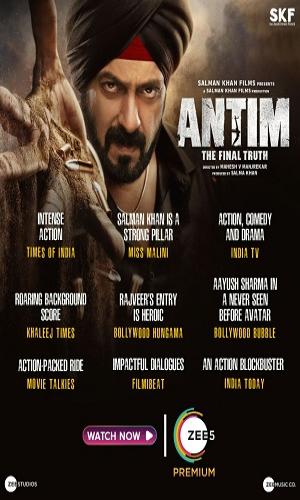  Antim (2021) Hindi  Web-DL 720p - 480p - 1080p movie poster