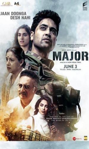  Netflix Major (2022) Hindi  Web-DL 720p - 480p - 1080p movie poster